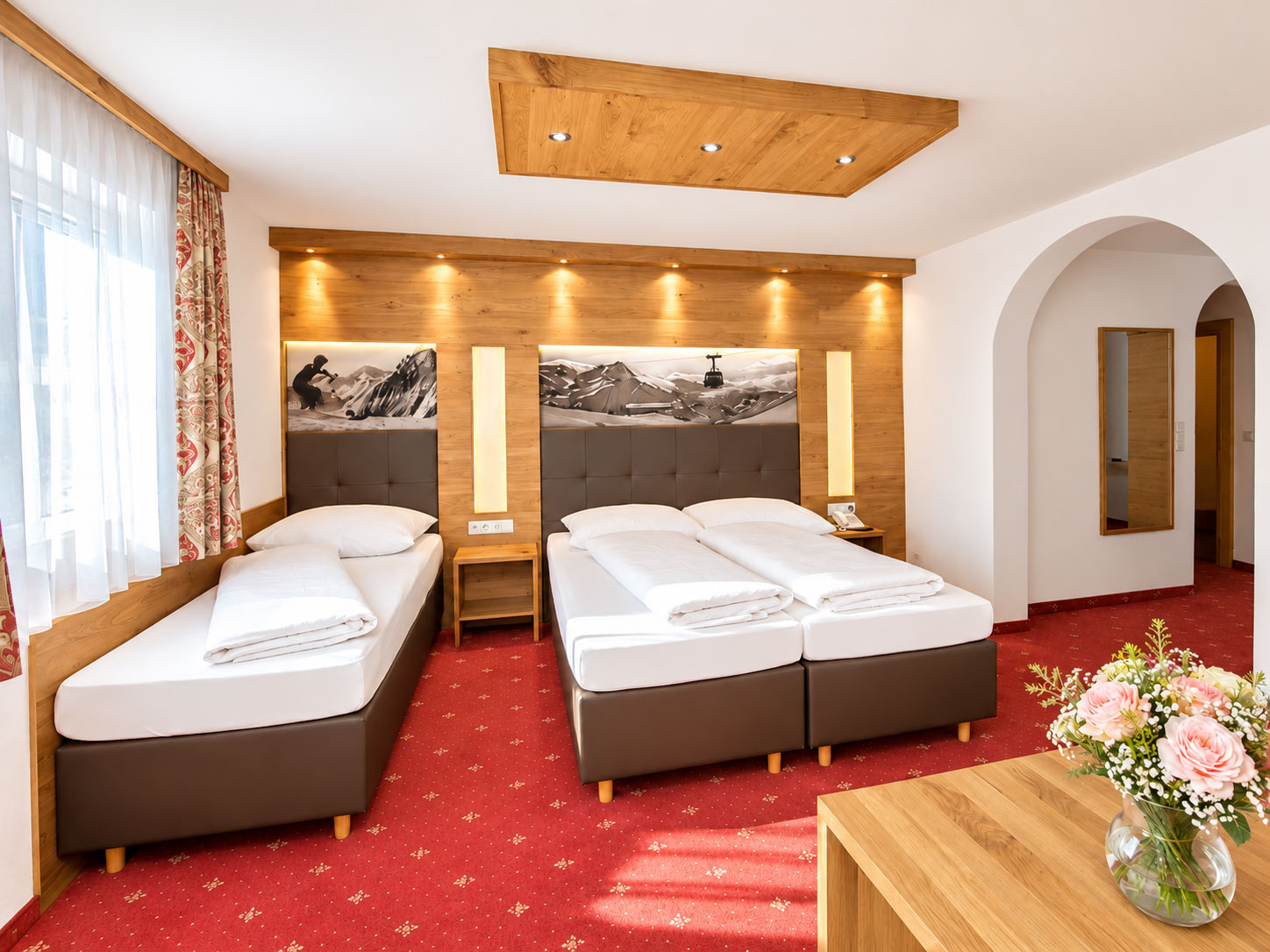 Mehrbettzimmer Persura im Hotel Garni Corinna